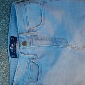 Hollister Women's Light Blue Skinny Jeans High-Rise